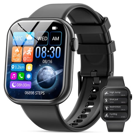 Mingdaln 1.85" HD Unisex Smart Watch