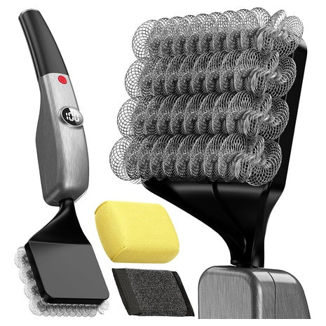 Bristle Free BBQ Grill Brush For Outdoor Grill