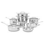 13-Piece Cuisinart Contour Stainless Cookware Set