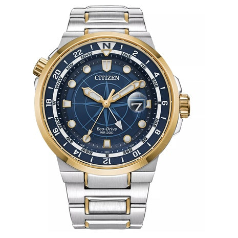 Citizen Eco Drive Men's Endeavor Two Tone Stainless Steel Bracelet Watch
