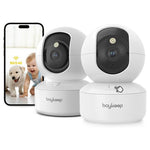 2-Pack BoyKeep 2K 360 Deg. Pan Pet & Baby Monitor WiFi Camera