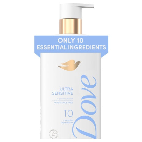 Dove Ultra Sensitive Fragrance Free Body Wash (18.5oz)