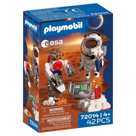 Playmobil Space ESA: Astronaut Playset with Robot