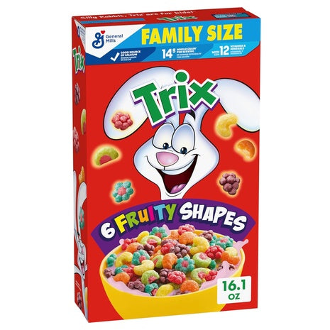 Family Size Trix Fruity Cereal (16.1 Oz)