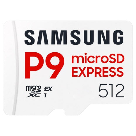 512GB Samsung P9 Express microSD Express Card