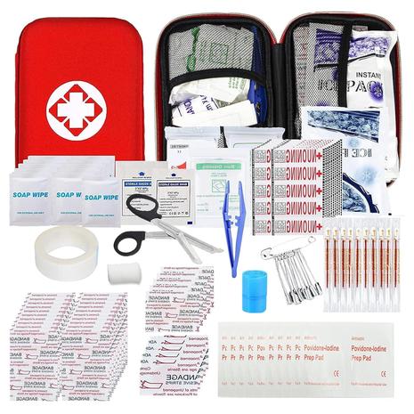 275-Piece Medical Emergency First Aid Travel Kit