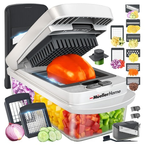 10-in-1 Mueller Pro-Series 8-Blade Vegetable Chopper/Mandoline Slicer