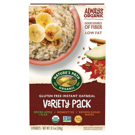 48 Packets Nature’s Path Organic Gluten-Free Oatmeal