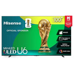 100” Hisense U6 Mini-LED 4K Smart Fire TV