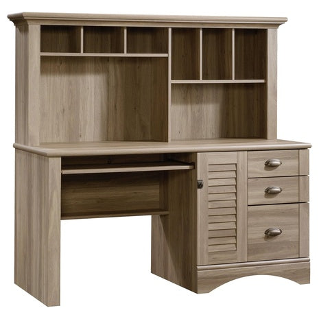 Sauder Home Office Computer Desk With Hutch And Keyboard Tray