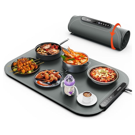 Food Warming Mat With Adjustable Temperature & Timer