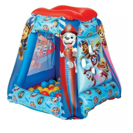 Paw Patrol Indoor Inflatable Ball Pit With 20 Soft Flex Balls