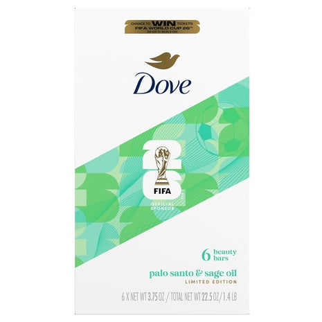 6 Dove FIFA Beauty Bar Soap
