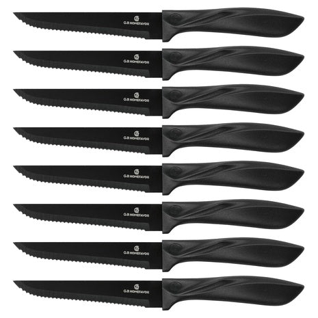 8-Piece Serrated Steak Knife Set