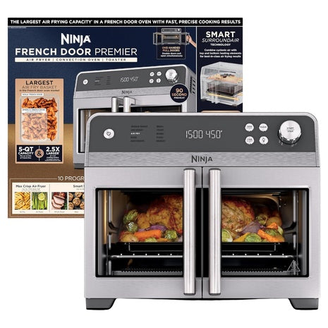 Ninja French Air Fryer Convection Oven Toaster W/ 5-Qt Basket
