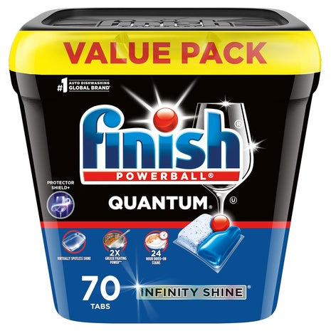70 Finish Quantum Infinity Shine Dishwasher Pods