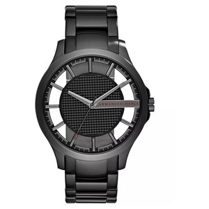 AX Armani Exchange Men's Black Stainless Steel Bracelet Watch