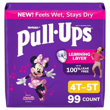 99 Pull-Ups Girls' Size 4T-5T Training Underwear