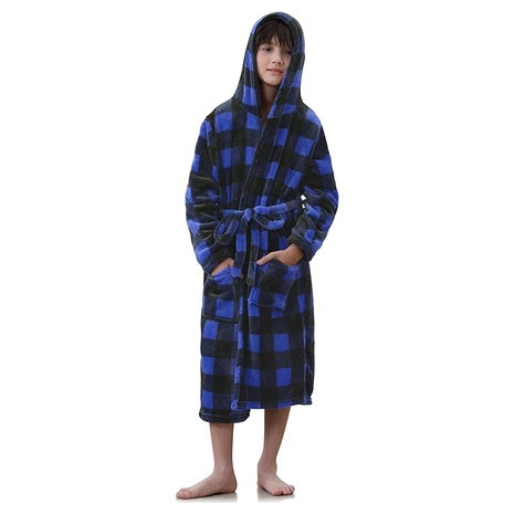 Kids Cozy Hooded Robe (8 Colors)