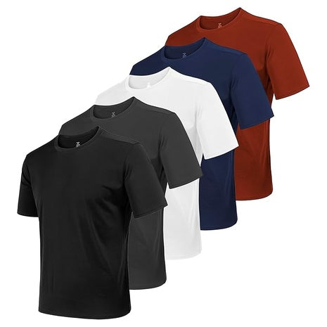 5-Pack Men's Sports T Shirts (Various)