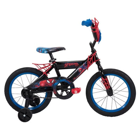 Huffy Spider-Man 16” Kids Bike With Training Wheels
