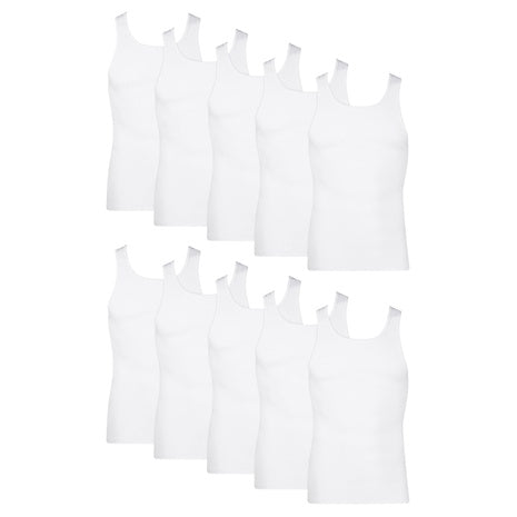 10 Hanes Men’s Tank Undershirts