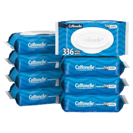 336 Cottonelle Flushable Wipes