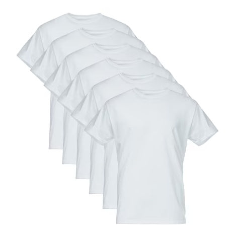 6-Pack Gildan Men's Softstyle Crew Neck Tees