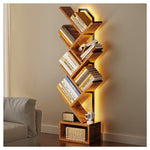 Casacomoda 6 Tier Tree Bookshelf With LED Lights