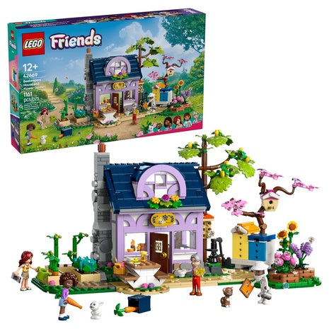 LEGO Friends Beekeepers' House and Flower Garden Toy Building Set