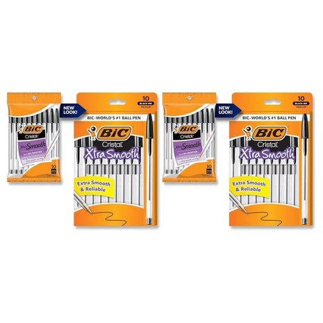 20 BIC Cristal Xtra Smooth Ballpoint Pens