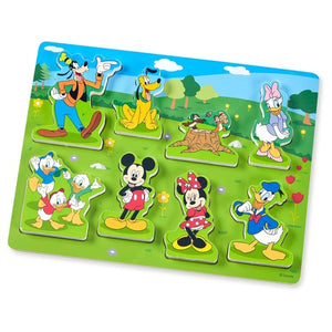 Melissa & Doug Disney Mickey Mouse Wooden Chunky Puzzle
