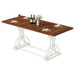 WVO 70.3" Large Modern Rectangular Dining Table For 6-8 People