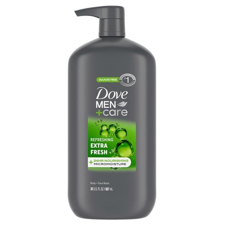 Dove Men+Care Extra Fresh Body & Face Wash (30oz)