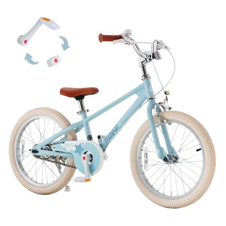 RoyalBaby EZ Kids Bike 18" Convertible Balance to Pedal Bike