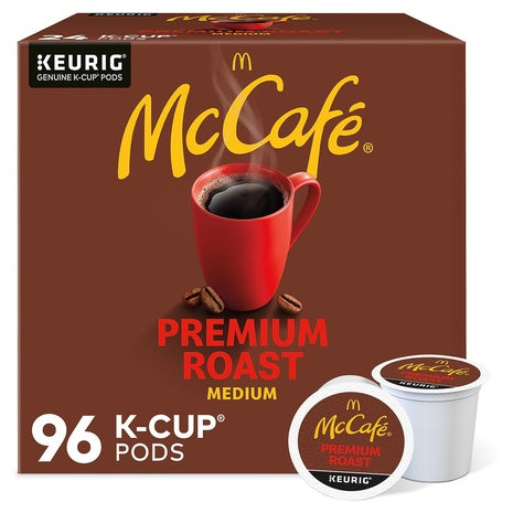 96 McCafe Premium Roast K-Cup Coffee Pods