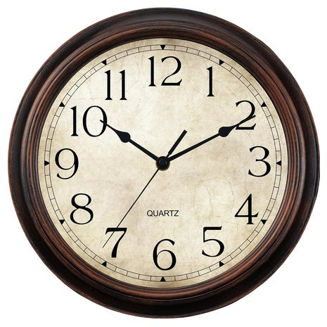 Battery Operated Silent Small Vintage Wall Clock
