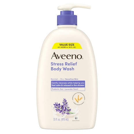 Targeted: Aveeno Stress Relief Body Wash (33oz)