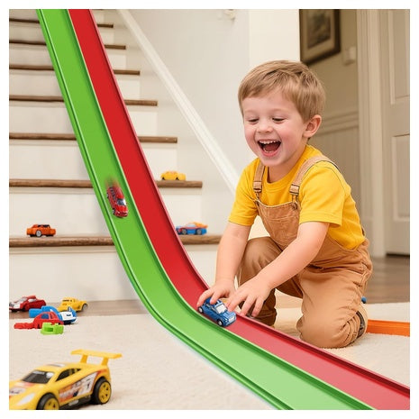 15 ft Flexible Race Track Starter Set with Suction Cups