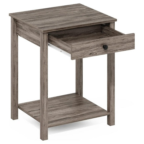 Furinno Classic Side Table With Drawer