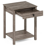 Furinno Classic Side Table With Drawer