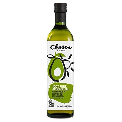 6 Bottles Chosen Foods 100% Pure Avocado Oil (25.4oz)