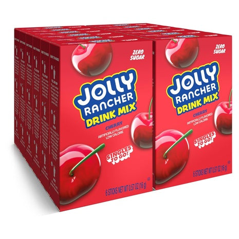 72 Jolly Rancher Cherry Drink Mix Packets