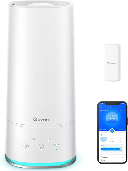 Govee 4L Smart Humidifier With Hygrometer Thermometer, WiFi Voice & Remote Control, Essential Oils Diffuser