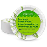 100 Amazon Basics Everyday Disposable Paper Plates