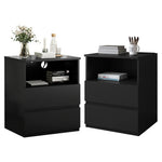 Set Of 2 Wrought Studio Modern Wood End Table