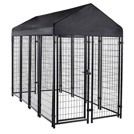 102.0"L X 48.0"W X 72.0"H Amazon Basics Welded Wire Crate Kennel