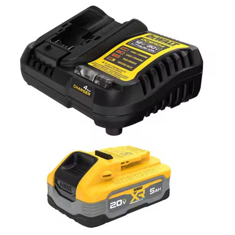 Dewalt XR Powerstack 20V 5Ah Battery & Charger Starter Kit (DCBP520C)
