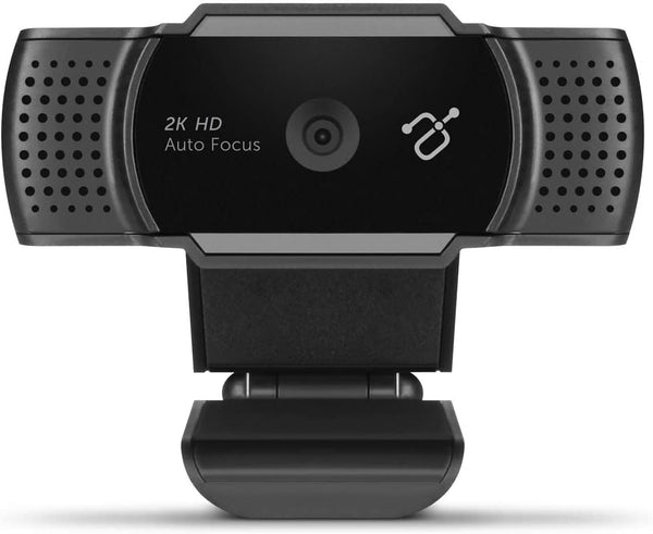 Aluratek 2K Ultra HD Live Broadcast Webcam With Auto Focus & NC Mic