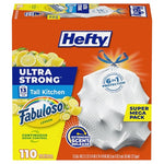110-Count Hefty Ultra Strong 13 Gallon Kitchen Trash Bags